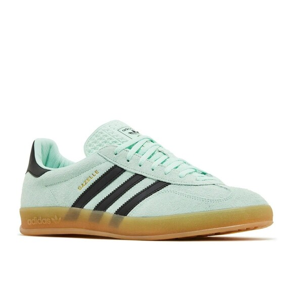 Adidas Gazelle Indoor Clear Mint Black Gum Men's size 7.5 / Women's size 8.5 - Picture 1 of 7